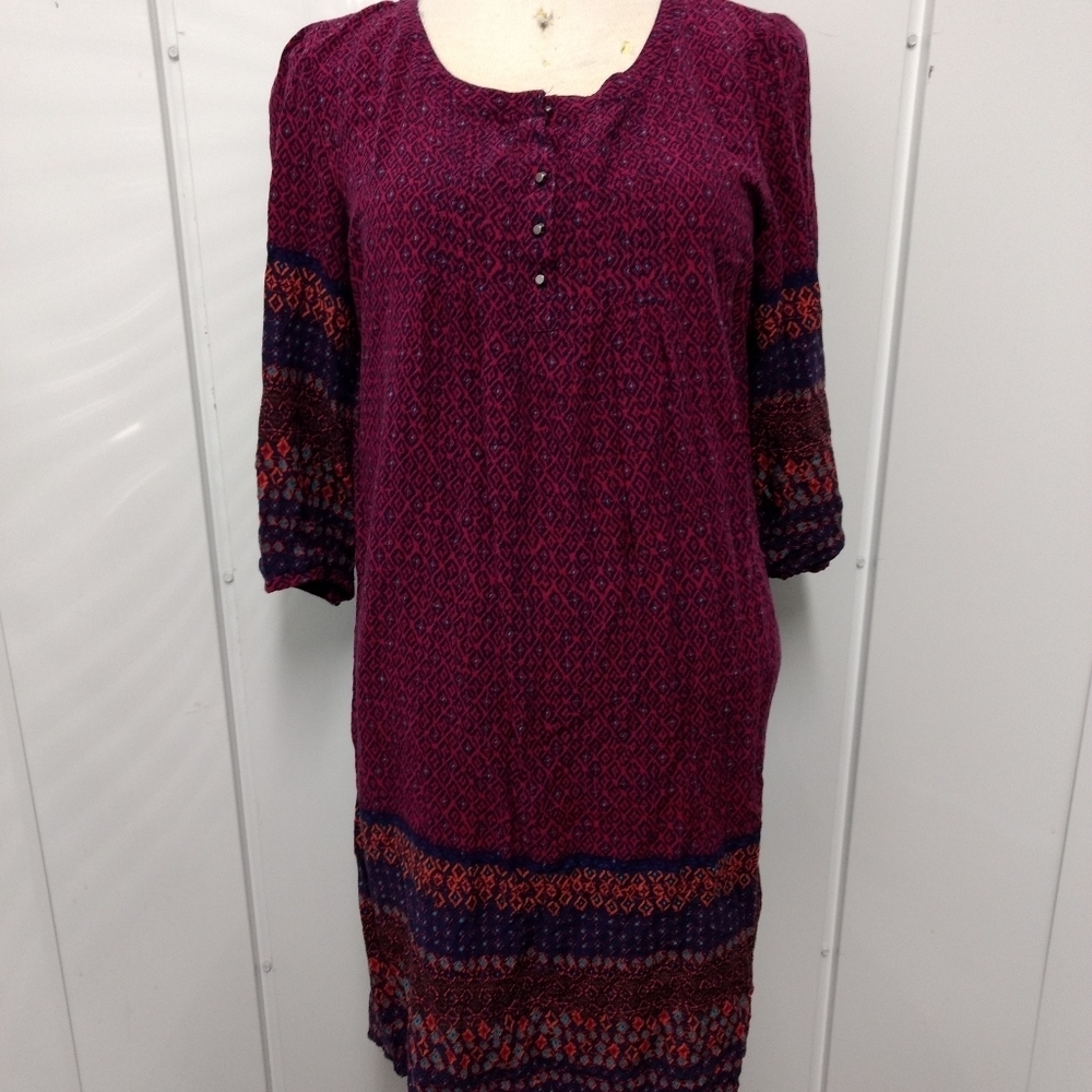 Life & Style Dress 3/4 Sleeve SZ 12